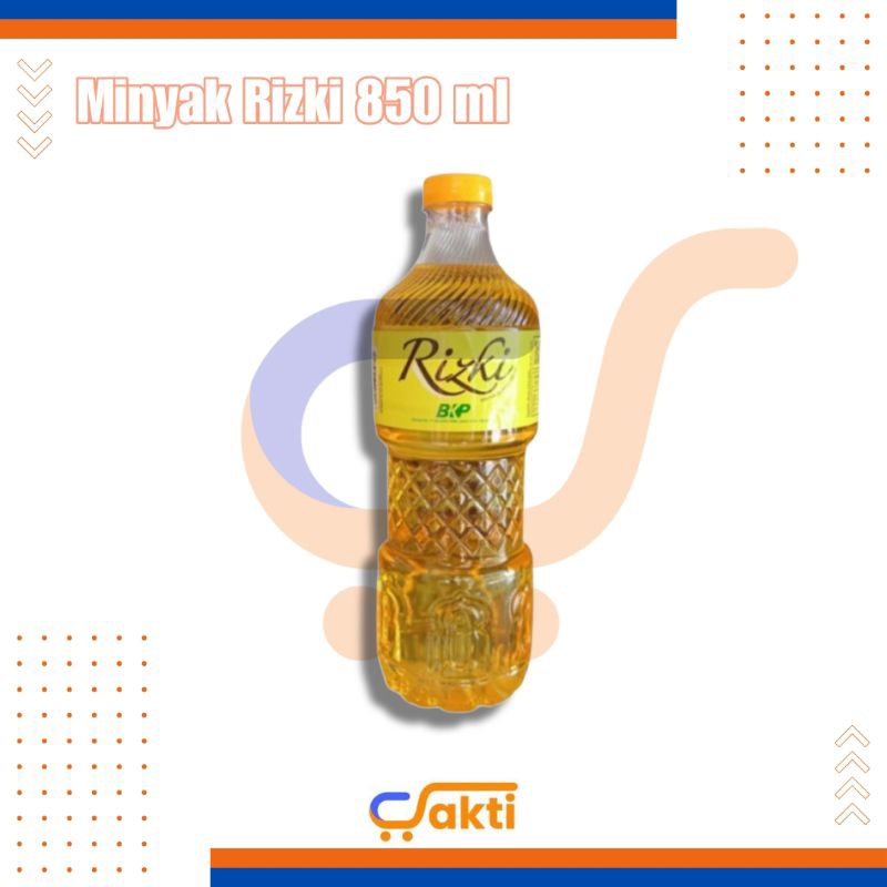 

Minyak Goreng Rizki Kemasan 850 ml