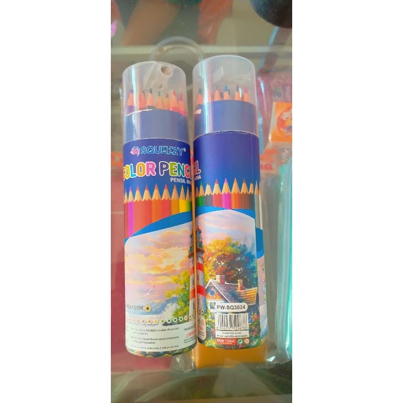 

PENSIL WARNA SQUEEZY 24 WARNA