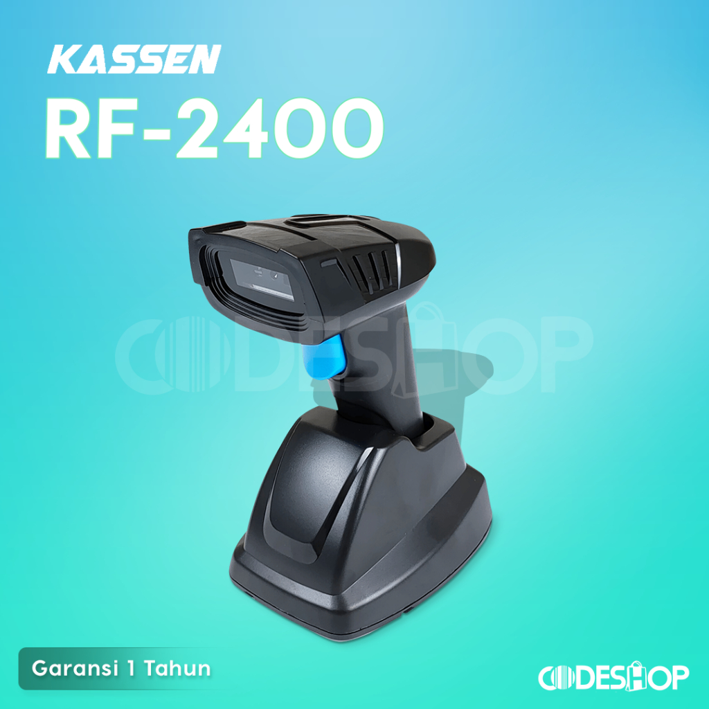 Scanner Barcode Kassen RF-2400 2D Wireless Scan Layar HP RF 2400