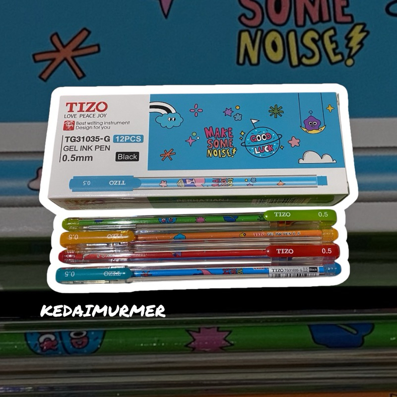 Pulpen TIZO GEL 31035 (isi 12pcs)