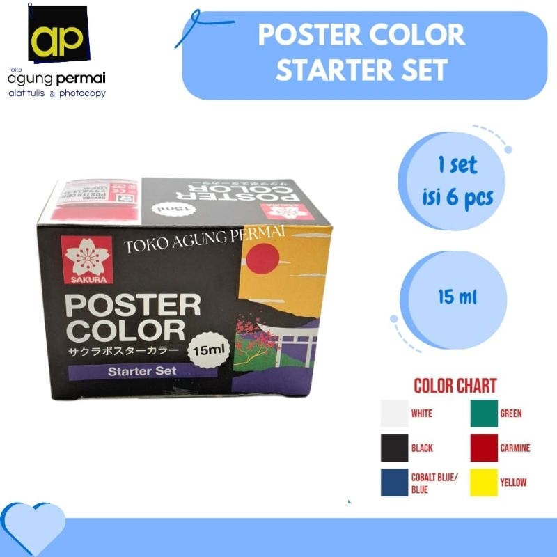 

POSTER COLOR STARTER SET