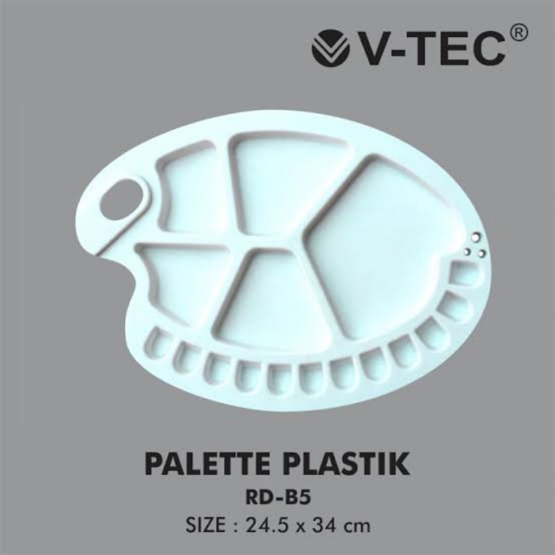 

V-TEC Plastik Palette Type RD-B5 Uk. 24.5 x 34 Cm