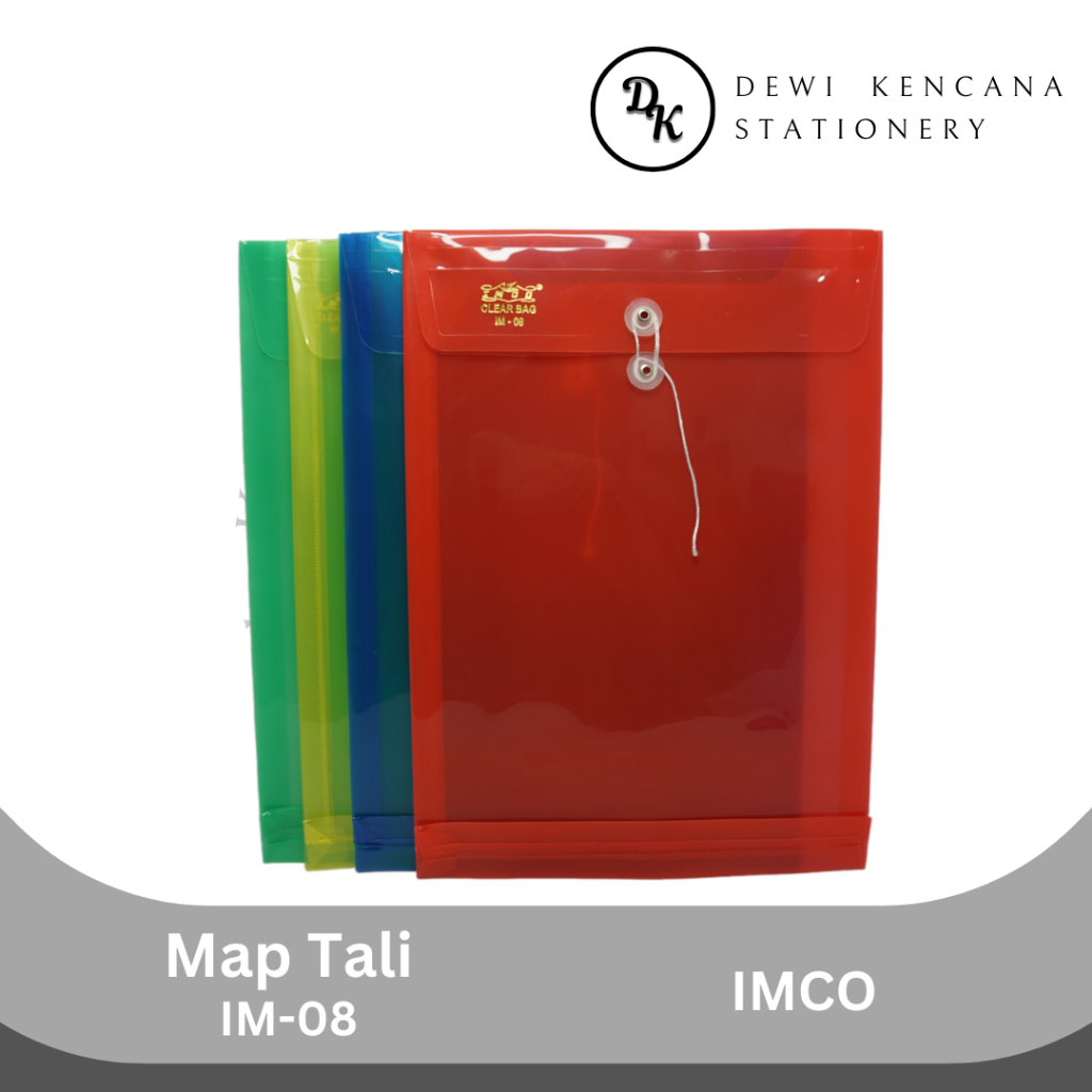 

Map Plastik Tali F4 (Folio) Imco Bag Folder IM-08