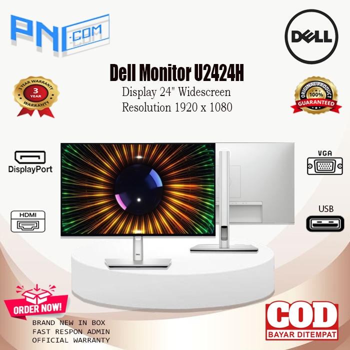 Dell Monitor U2424H 24" Inch 3YR