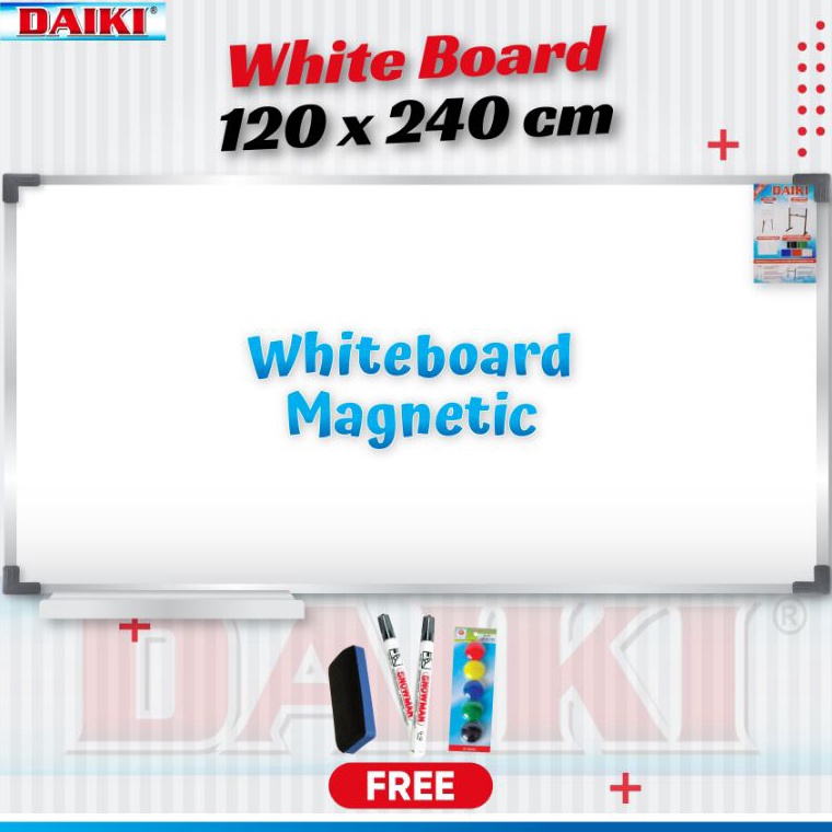 

ART T3Z Papan tulis Whiteboard Magnetic DAIKI Uk 12x24 Cm