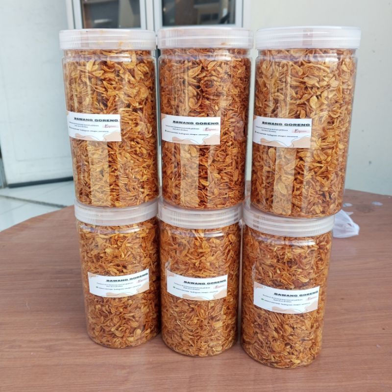 

bawang goreng original kemasan toples 1000ml