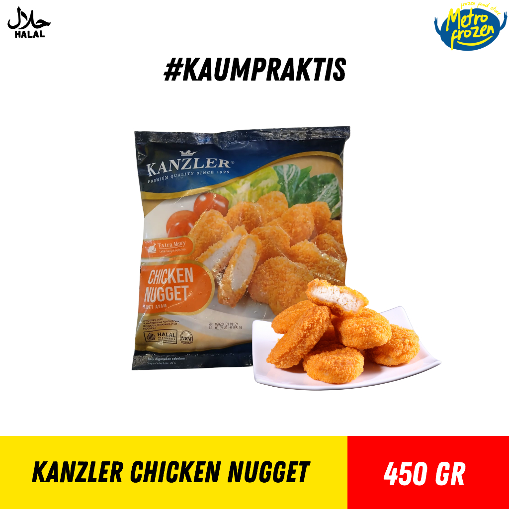 

Kanzler Nugget Ori 450gr