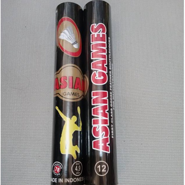 ART A8W7 Shuttlecock badminton asian games hitam  kok badminton ASIAN GAMES  kok bulutangkis