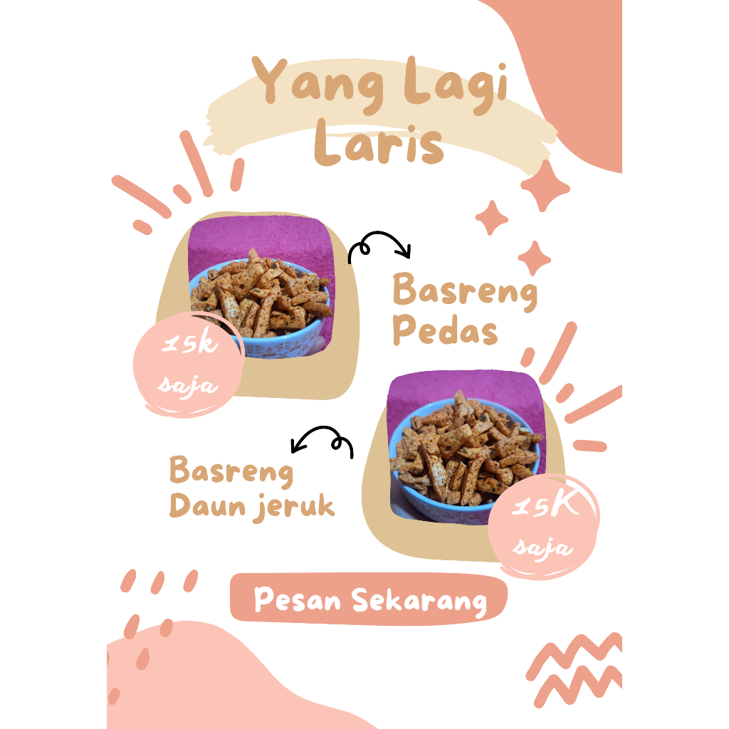 

200gr BASRENG PEDAS/BASRENG DAUN JERUK