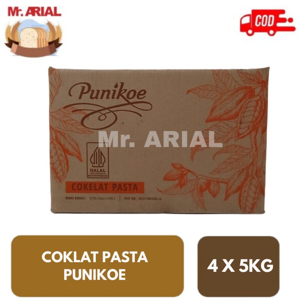 

PUNIKOE COKLAT PASTA @4X5KG / SELAI COKLAT / OLESAN ROTI 20KG