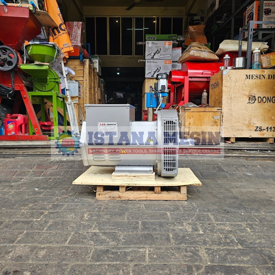 DINAMO ALTERNATOR GENERATOR LISTRIK ADK 40KVA 32KW 3PHASE DOUBLE BEARING