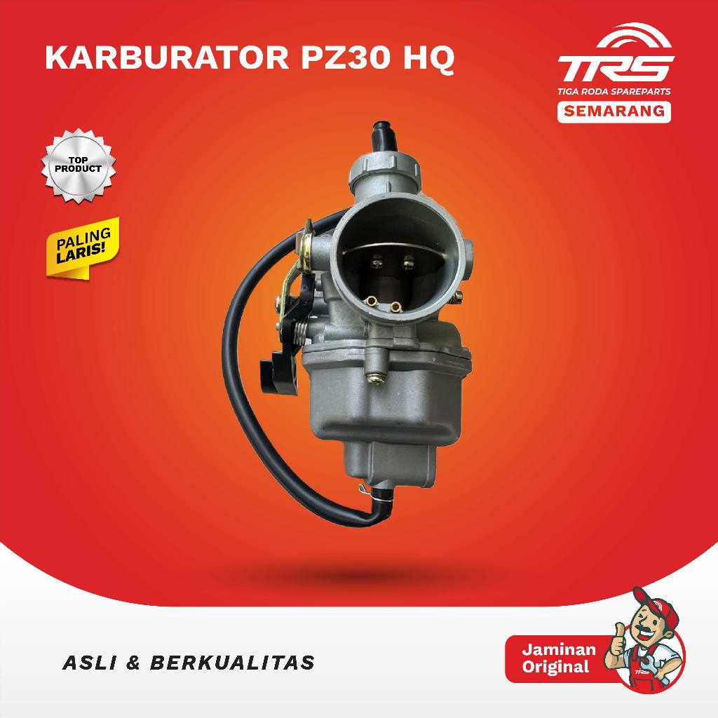 TRS Karburator Pz30 PZ30 Motor Roda Tiga Tossa Spareparts Original TRS SEMARANG