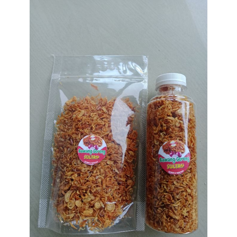 

Bawang goreng SULTAN, ORIGINAL tanpa bahan pengawet. Rasanya Enak dan renyah