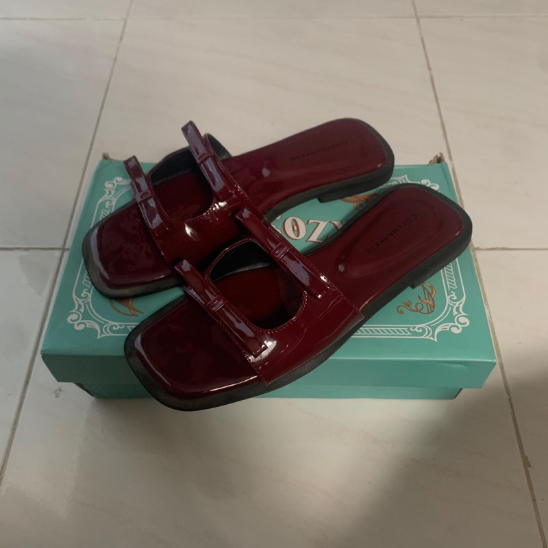 PRELOVED flat sendal cozymarkets