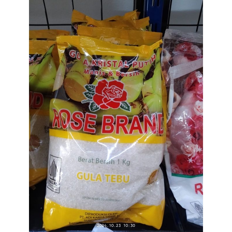 

Gula Kristal Putih Rosebrand Tebu 1KG