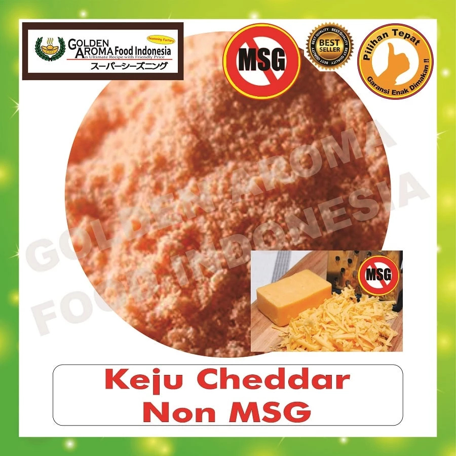

Bumbu Tabur Rasa Keju Cheddar Non MSG 1 kg, Jual Bubuk Tabur Keju Cheddar Non MSG Murah Enak Aman