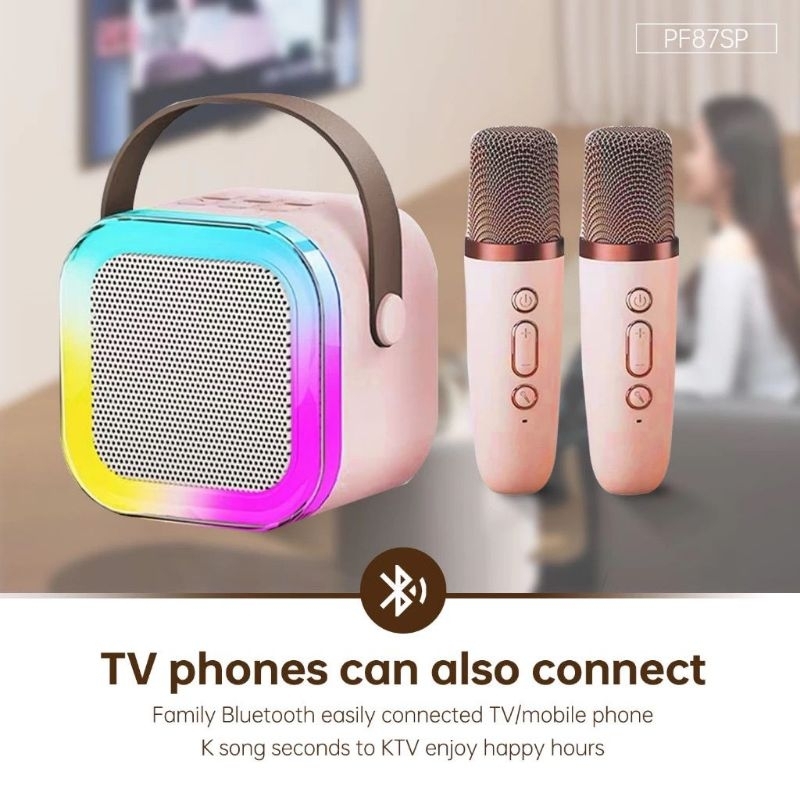 speaker werless karaoke spiker K12 plus mic 2