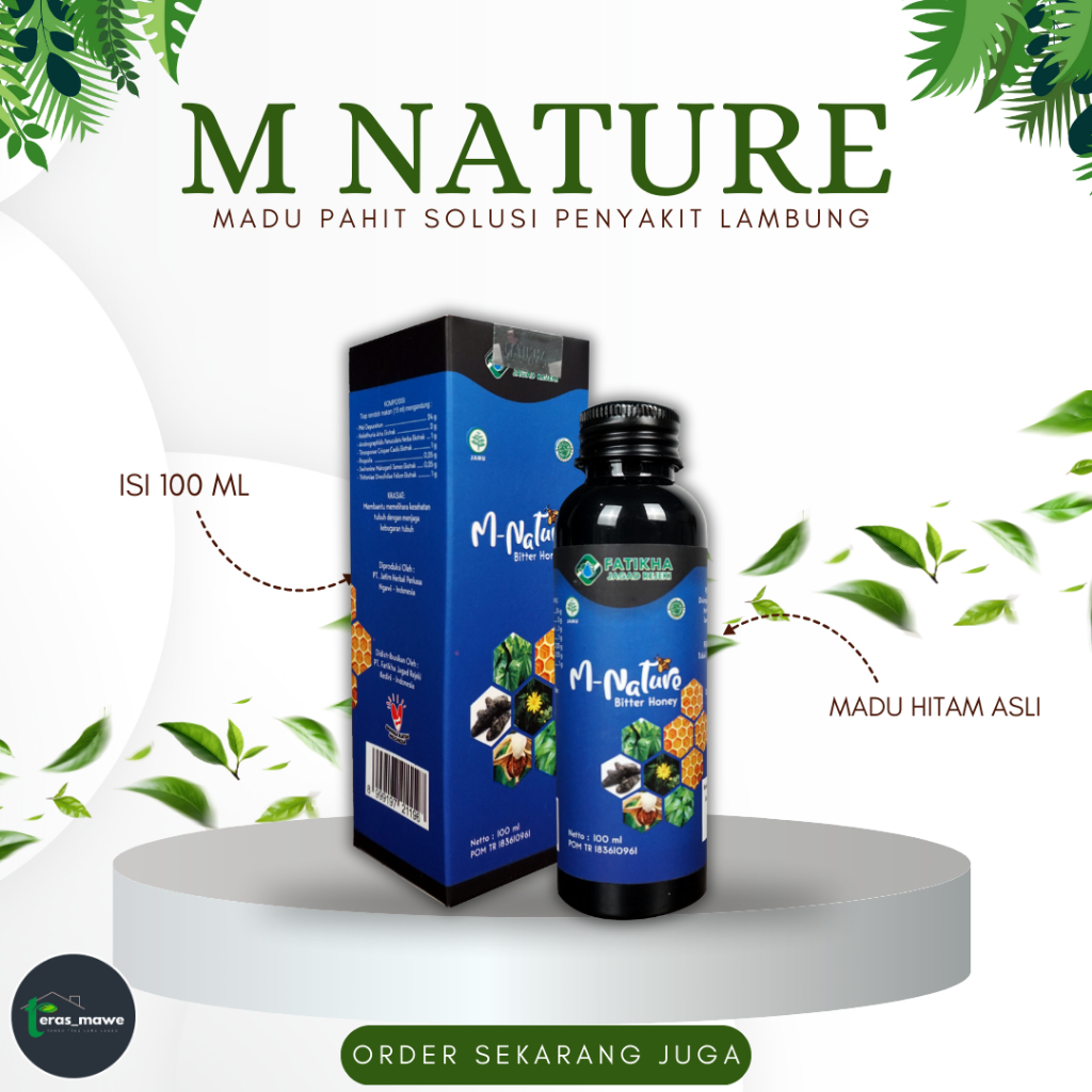 MNATURE M-NATURE MADU PAHIT PROBIOTIK MADU LAMBUNG MADU HITAM UNTUK LAMBUNG | M-NATURE | MNATURE MAD