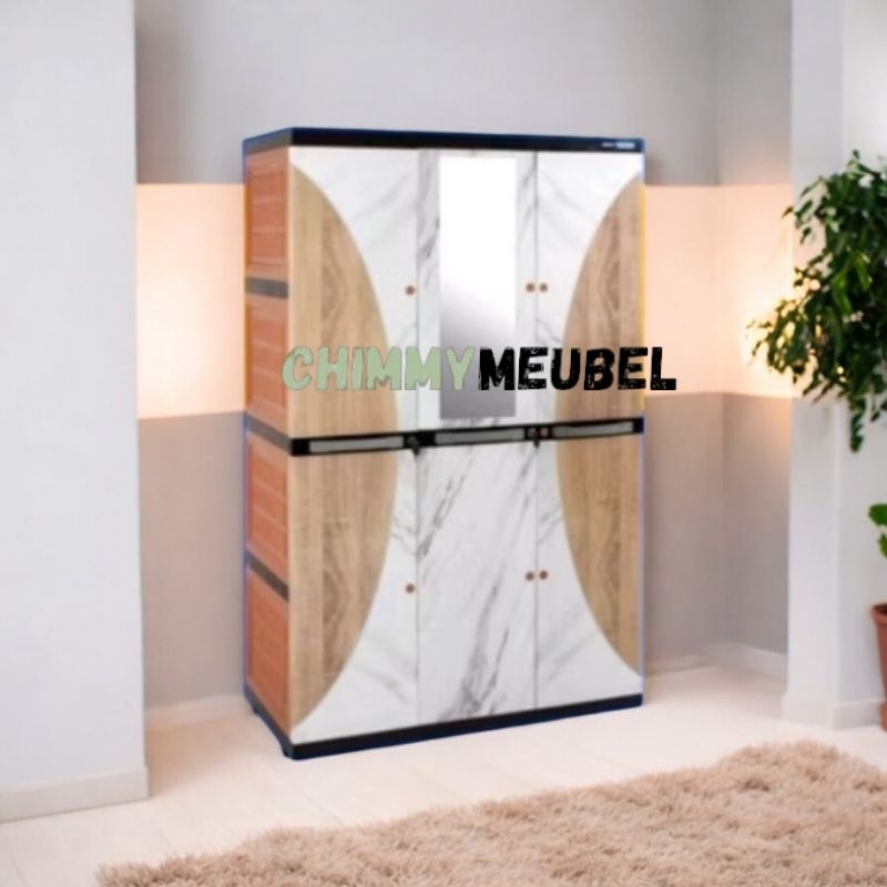 Lemari Baju 3 Pintu Plastik Lemari Pakaian Plastik 3 Pintu Bandung