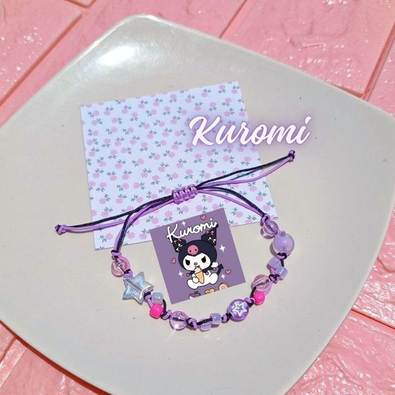 Gelang Sanrio Gelang Kuromi Bracelet melody gelang tali kuromi