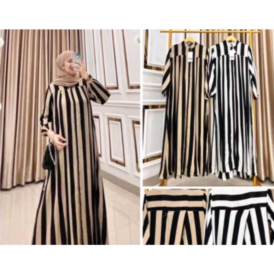 DISKON TURUN HARGA .. DASTER SALUR GAMIS KOMBINASI MOTIF SALUR TERBARU BUSUI