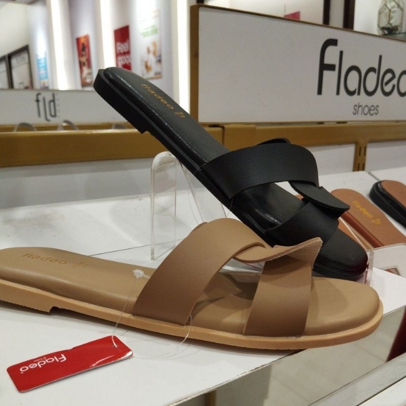 sendal teplek wanita, sendal flat wanita by fladeo