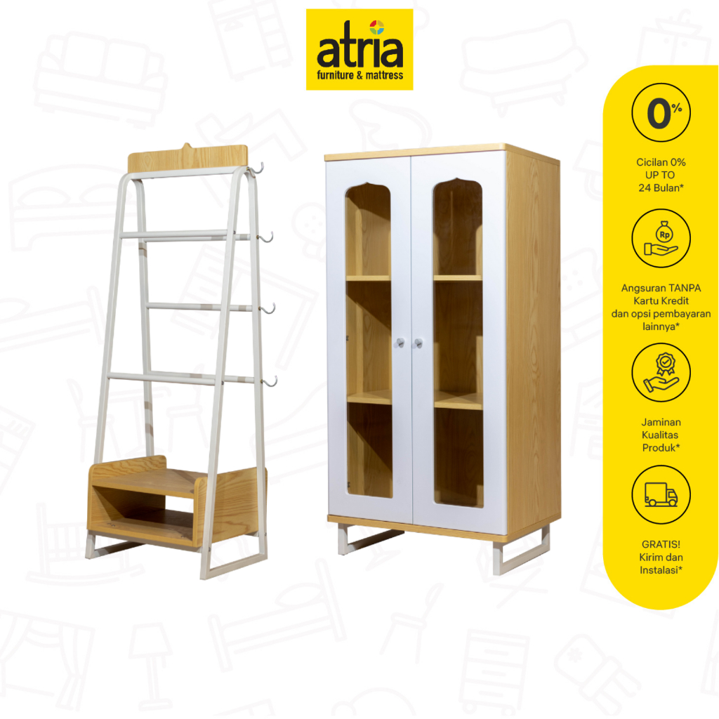 ATRIA Paket Rak dan Lemari Sasamacita