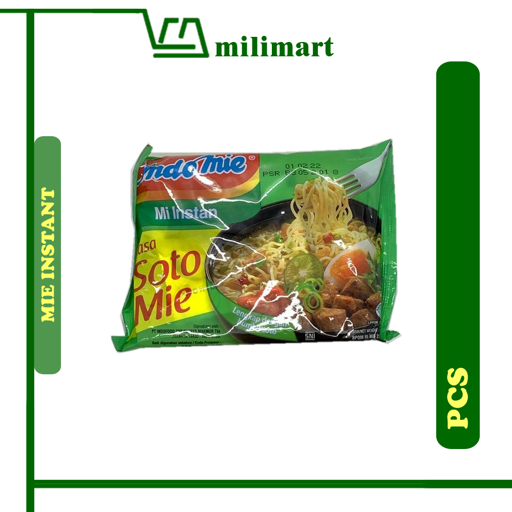 

INDOMIE MIE INSTANT KUAH RASA SOTO PCS