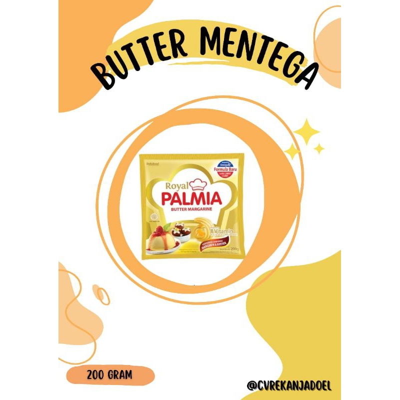 

Royal palmia butter margarin 200gr