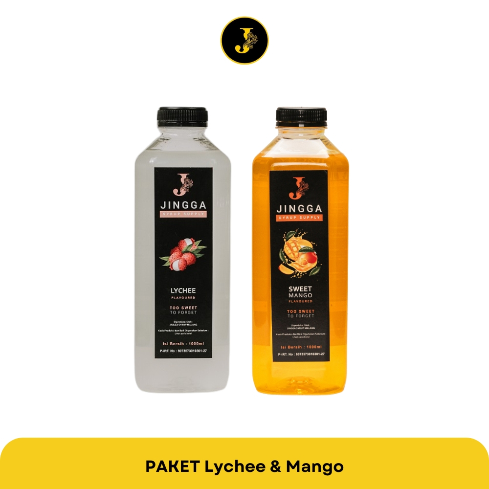 

JINGGA SYRUP - Paket Lychee & Sweet Mango