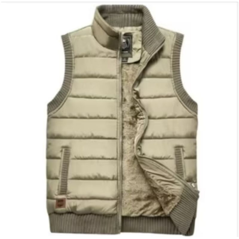 Rompi winter Bulu/Rompi tebal beludru pria/rompi pria berkualitas/Rompi motor taslan premium