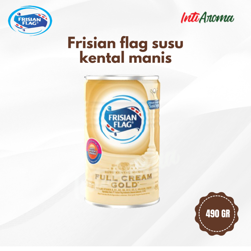 

Frisian flag gold susu kental manis kaleng 490gr