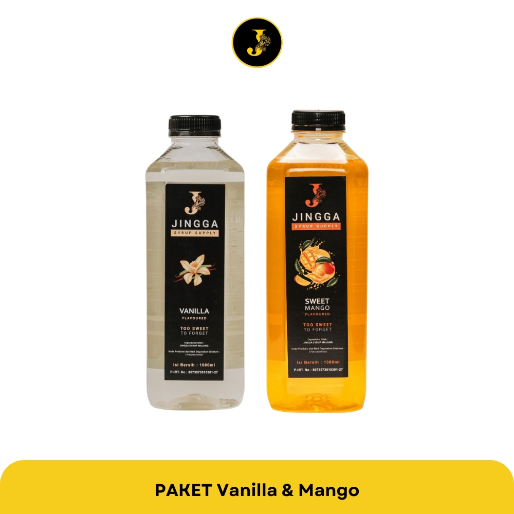 

JINGGA SYRUP - Paket Vanilla & Sweet Mango