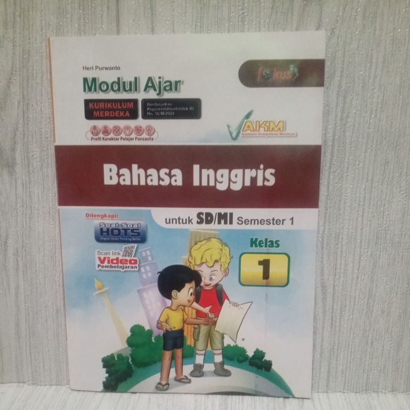 Lks Fokus bahasa Inggris kls 1 - merdeka