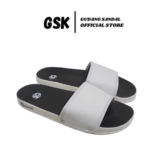 Sandal Selop Pria | Sandal Pria Distro Polos Pvc Sol Putih Sandal Distro Termurah Size 36 - 43