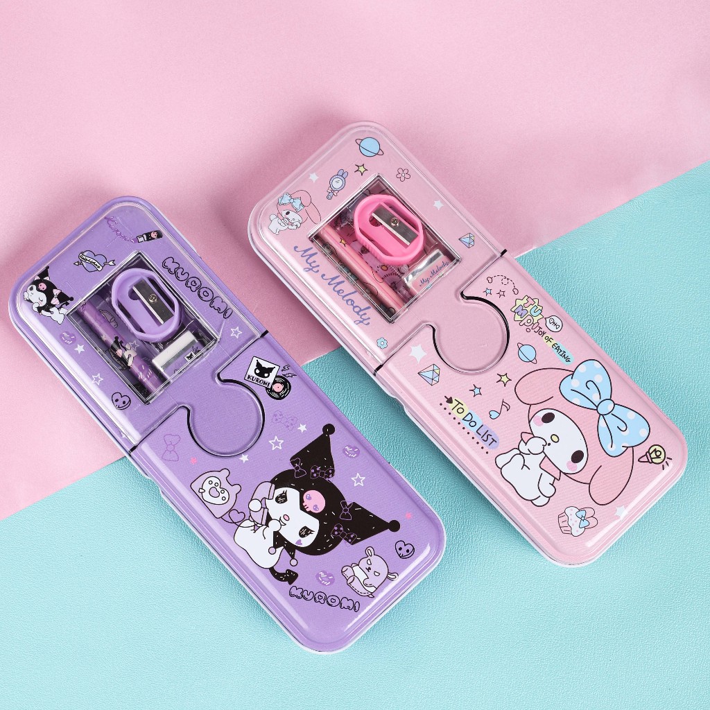 

Hardcase Kotak Pensil Anak Set Tingkat 2 Susun Pencil Case Motif Lucu