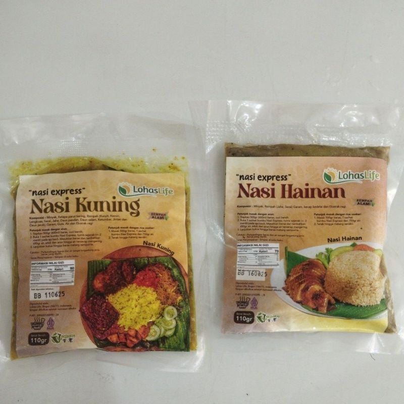 

Bumbu Nasi Express 110gr | Nasi hainan | Nasi kuning | Vegan lohaslife