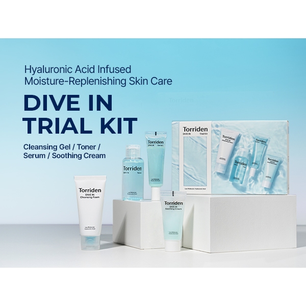 [READY STOCK] Torriden DIVE-IN Low Molecular Hyaluronic Acid Trial kit