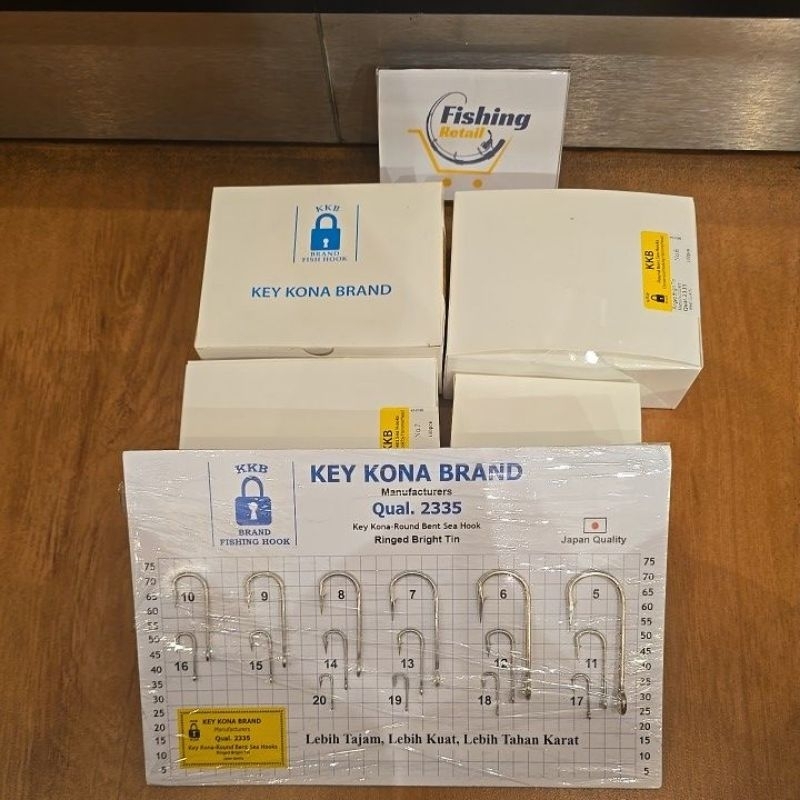 MN Kail Key Kona Brand Qual. 2335 Untuk Dasaran / Live Bait Size 9 - 5 Japan Quality