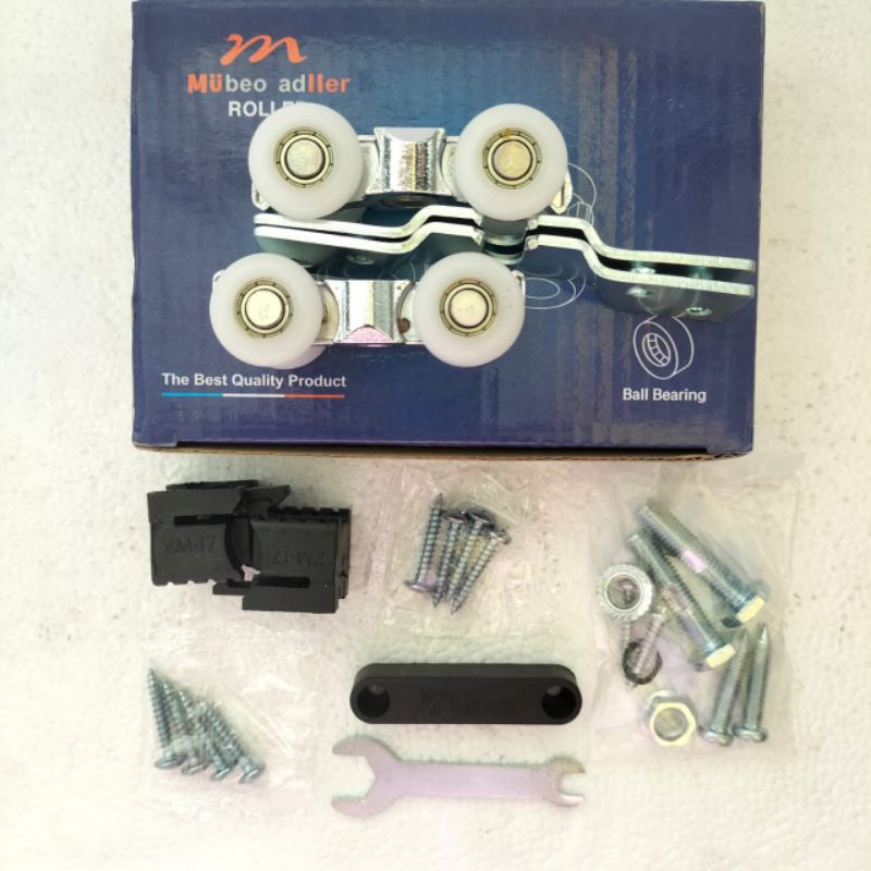 [1 SET] Roda rel pintu sliding| Roda rel sliding | Roda rel Muller