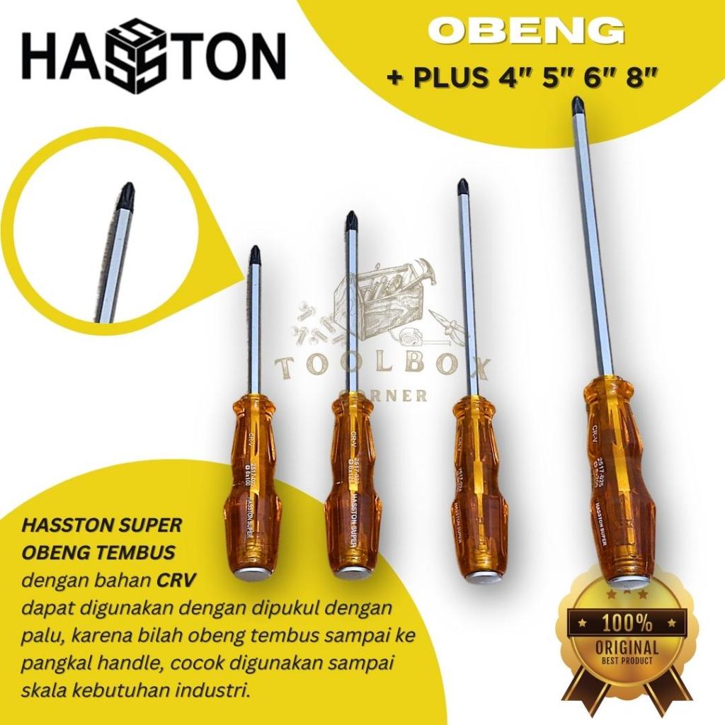 MURAH OBENG +PLUS  HASSTON SUPER / OBENG KETOK/OBENG TEMBUS/ OBENG KEMBANG