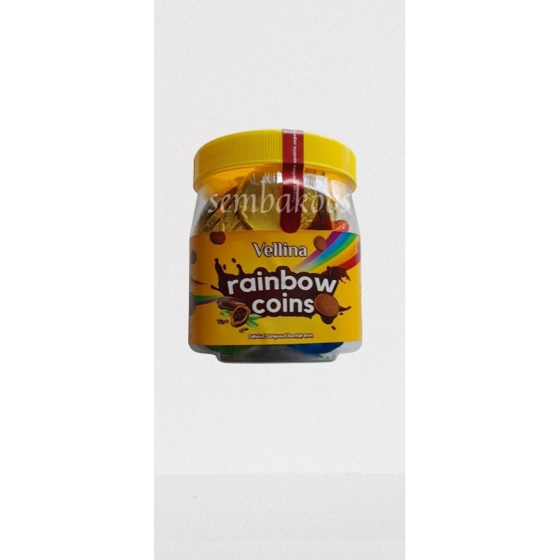 

coklat koin vellina rainbow 300g