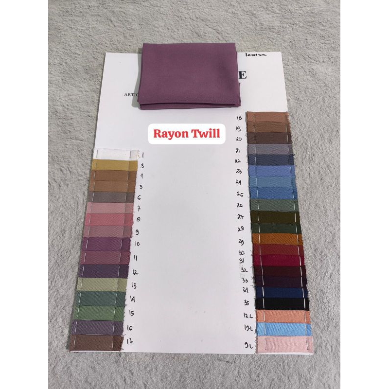 Rayon twill | New arrival (ROLL)