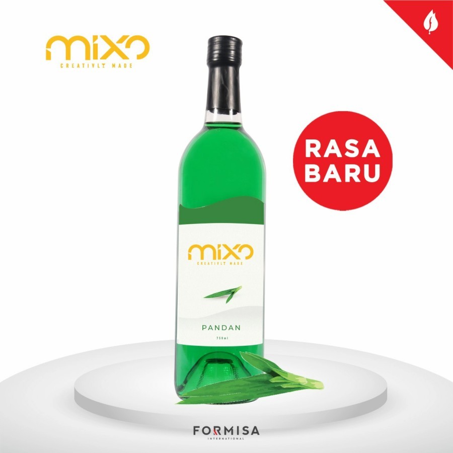 

FORMISA - Mixo Pandan Syrup 750ml - Sirup Minuman Rasa Pandan 750ml / HORECA