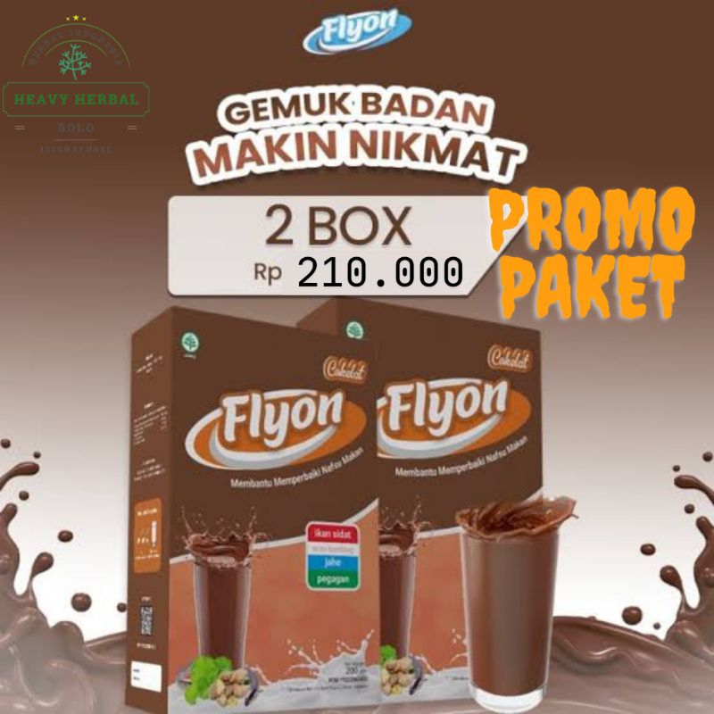 

Susu Bubuk Flyon Coklat 2 BOX - Susu Menambah Berat Badan secara Alami