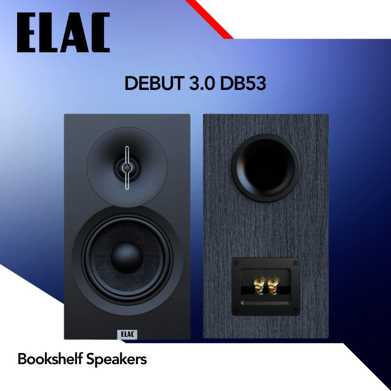 Speaker ELAC Debut 3.0 DB53 DB-53 DB 53 Bookshelves Speaker