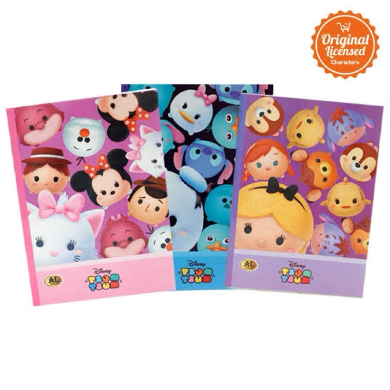 

BUKU TULIS DISNEY TSUM-TSUM/ BUKU SEKOLAH/ BUKU CATATAN/ BUKU DISNEY TSUM-TSUM KODE DTT07
