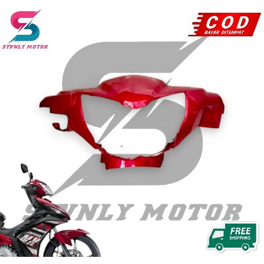 Cover Batok Kepala  Depan Jupiter Mx New Merah
