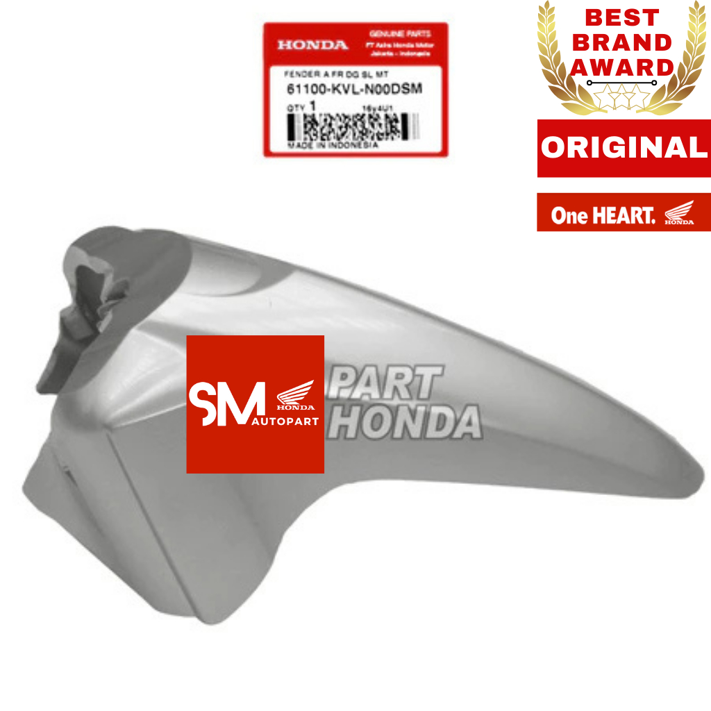 61100-KVL-N00DSM Slebor Spakbor Depan Supra X 125 Batman Silver Muda