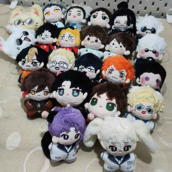 Boneka Lucu Jujutsu Kaisen Plushie Boneka Anime Doll Plush Boneka Anime Keychain Ganci Nanami Geto G